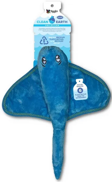 1ea Spunky Pup Clean earth Stingray Plush Large - Health/First Aid